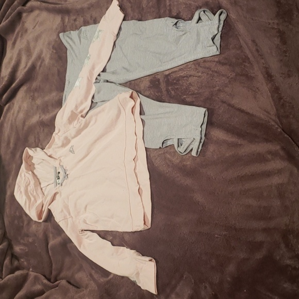 RBX matching outfit with leggings size 5/6 pink and‎ gray
